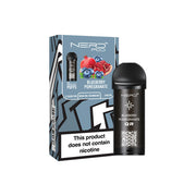 0mg Nerd Pod Replacement Pod 3500 Puffs - Flavour: Blueberry Raspberry