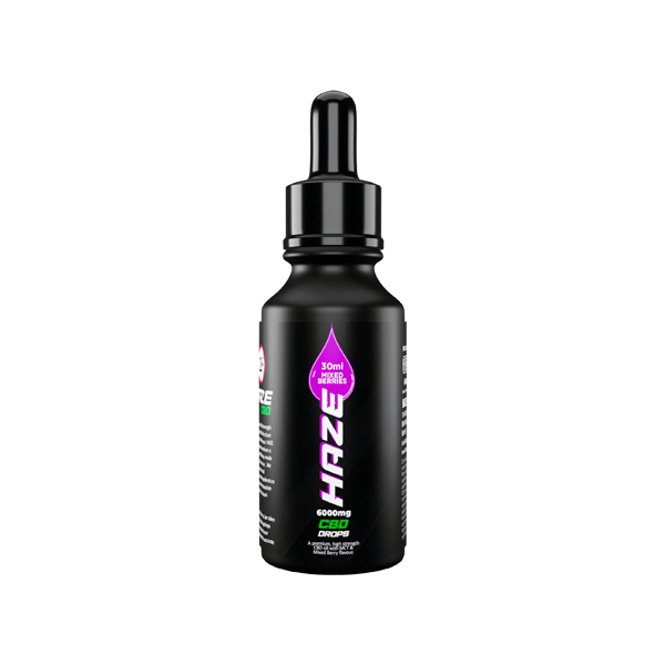 Haze 6000mg CBD Drops - 30ml - Flavour: Cherry