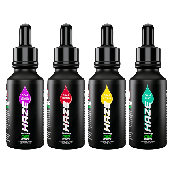 Haze 6000mg CBD Drops - 30ml - Flavour: Mixed Berries