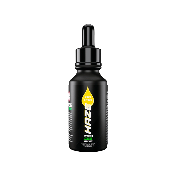 Haze 6000mg CBD Drops - 30ml - Flavour: Cherry