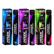 Haze Platinum 1000mg CBD Disposable Vape Device 1500 Puffs - Flavour: Blue Razz