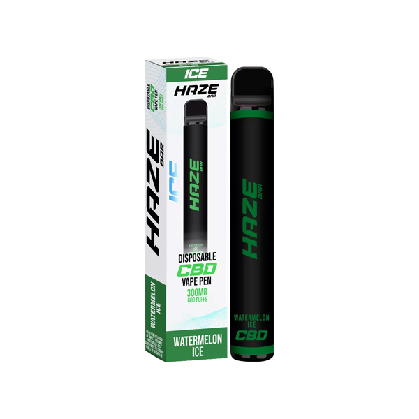 Haze Bar Ice 300mg CBD Disposable Vape Device 600 Puffs - Flavour: H Berry