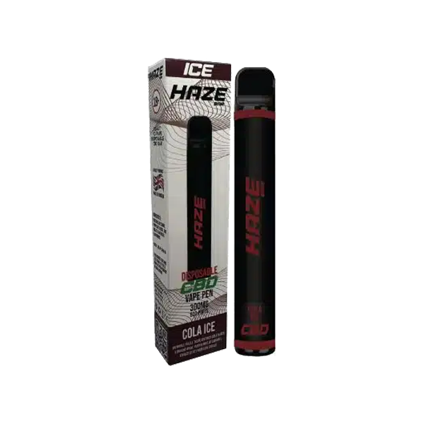 Haze Bar Ice 300mg CBD Disposable Vape Device 600 Puffs - Flavour: Red A