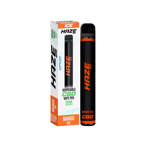 Haze Bar Ice 300mg CBD Disposable Vape Device 600 Puffs - Flavour: Cola Ice