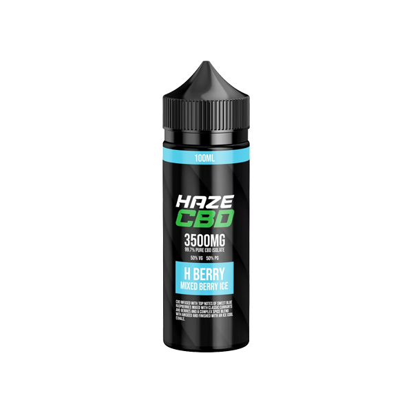 Haze 3500mg CBD E-Liquid 100ml (50VG/50PG) - Flavour: H Berry