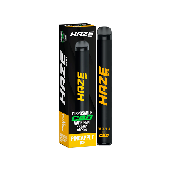 Haze Bar 150mg CBD Disposable Vape Device 600 Puffs - Flavour: H Berry