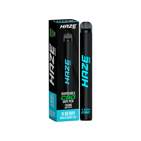 Haze Bar 150mg CBD Disposable Vape Device 600 Puffs - Flavour: Red A