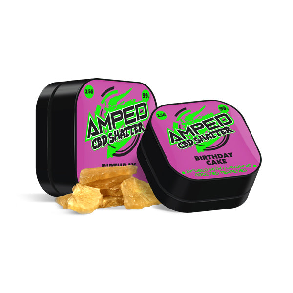 Amped CBD 99% CBD Shatter 1g - Flavour: Strawberry Diesel