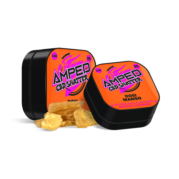 Amped CBD 99% CBD Shatter 1g - Flavour: Runtz