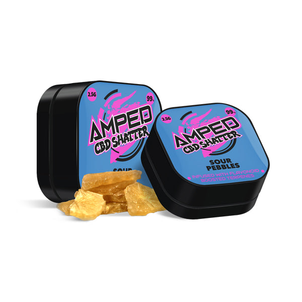 Amped CBD 99% CBD Shatter 1g - Flavour: Cantaloupe Haze