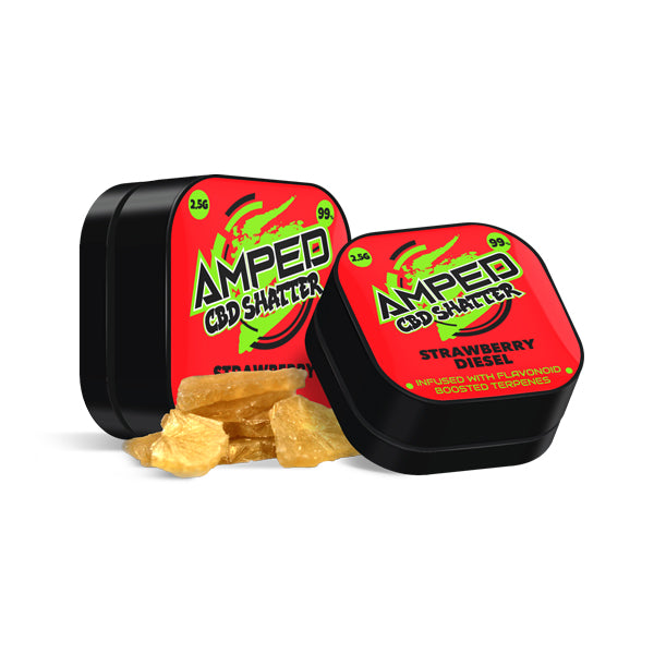 Amped CBD 99% CBD Shatter 1g - Flavour: Dosi Mango