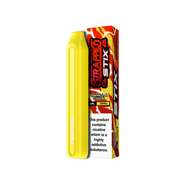 10mg Strapped Stix Disposable Vape Device 600 Puffs - Flavour: Tropical