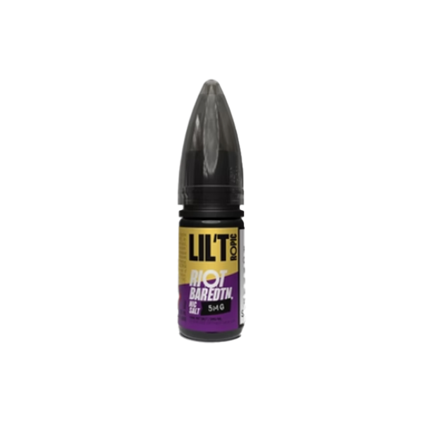 5mg Riot Squad BAR EDTN 10ml Nic Salts (50VG/50PG) - Flavour: Lilt