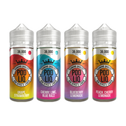 0mg Riot Squad Pod Liq Shortfill 100ml (70VG/30PG) - Flavour: Peach Cherry Lemonade