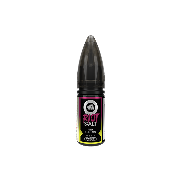 10mg Riot Squad Original Nic Salts 10ml (50VG/50PG) - Flavour: Pink Grenade