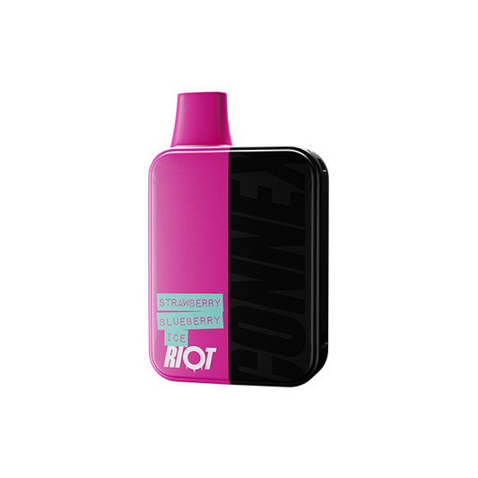 20mg Riot Connex Disposable Pod Vape Kit 1200 puffs - Flavour: Strawberry Blueberry Ice