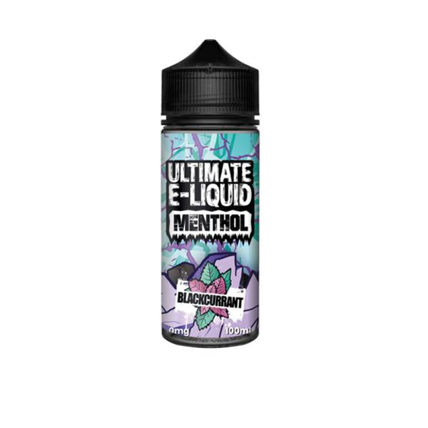 Ultimate E-liquid Menthol by Ultimate Puff 100ml Shortfill 0mg (70VG-30PG) - Flavour: Watermelon - SilverbackCBD