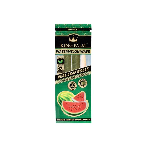 2 King Palm Flavoured Slim 1.5G Rolls - Flavour: Berry Terps - SilverbackCBD