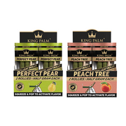 20 King Palm 0.5g Flavoured Wrap Rollies - Display Pack - Flavour: Cherry Charm