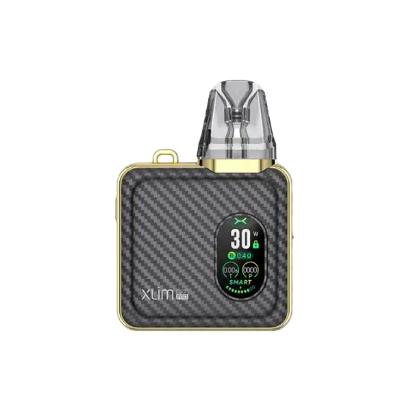 Oxva Xlim SQ Pro 30W Pod Vape Kit - Color: Gold Carbon