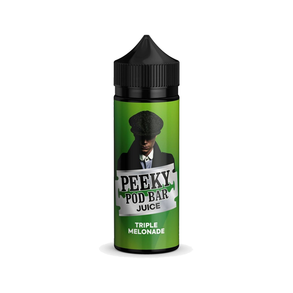 Peeky Blenders Pod Bar Juice 100ml Shortfill 0mg (50VG/50PG) - Flavour: Triple Melonade