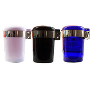 Plastic Car Bucket Ash Tray With LED - 90177 - Color: Black
