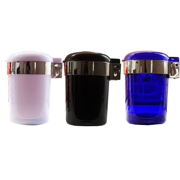 Plastic Car Bucket Ash Tray With LED - 90177 - Color: Blue