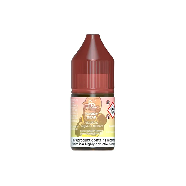 10mg R and M Tornado Nic Salts (50VG/50PG) - Flavour: Gummy Bear