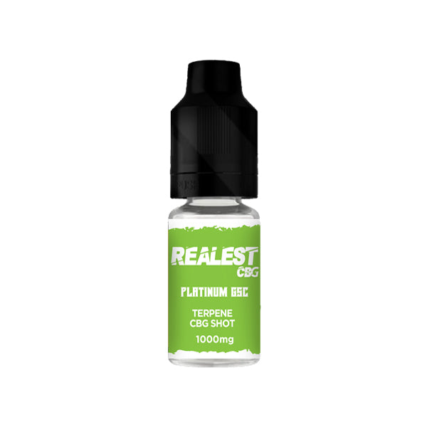 Realest CBD 1000mg Terpene Infused CBG Booster Shot 10ml (BUY 1 GET 1 FREE) - Flavour: Trainwreck - SilverbackCBD