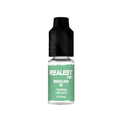 Realest CBD 1500mg Terpene Infused CBG Booster Shot 10ml (BUY 1 GET 1 FREE) - Flavour: Grapefruit Diesel - SilverbackCBD