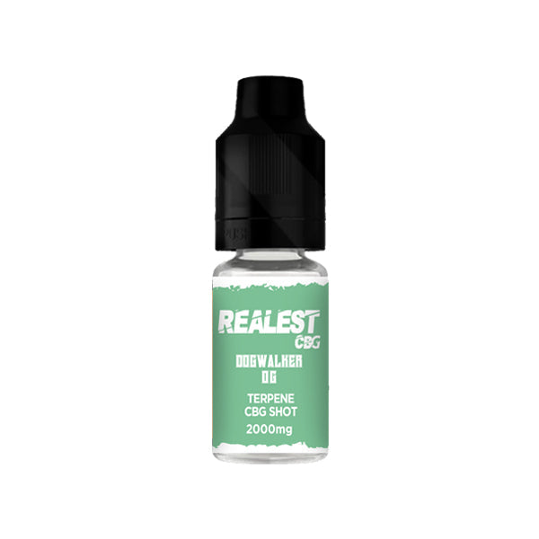 Realest CBD 2000mg Terpene Infused CBG Booster Shot 10ml (BUY 1 GET 1 FREE) - Flavour: Platinum GSC - SilverbackCBD