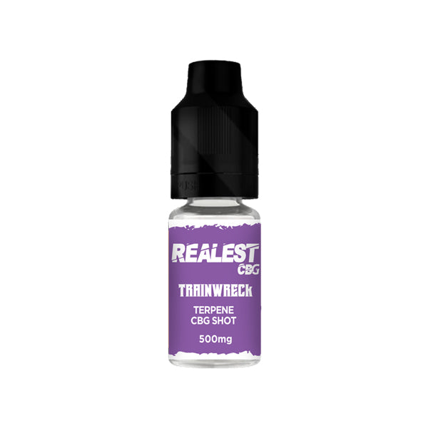 Realest CBD 500mg Terpene Infused CBG Booster Shot 10ml (BUY 1 GET 1 FREE) - Flavour: Super Lemon Haze - SilverbackCBD