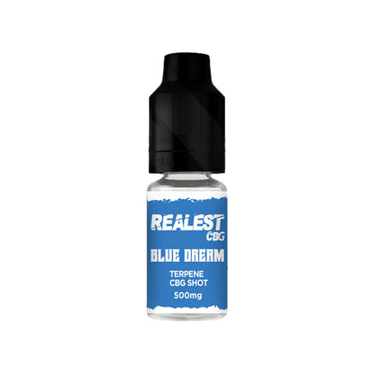 Realest CBD 500mg Terpene Infused CBG Booster Shot 10ml (BUY 1 GET 1 FREE) - Flavour: Super Lemon Haze - SilverbackCBD