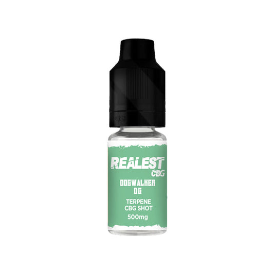 Realest CBD 500mg Terpene Infused CBG Booster Shot 10ml (BUY 1 GET 1 FREE) - Flavour: Dogwalker OG - SilverbackCBD