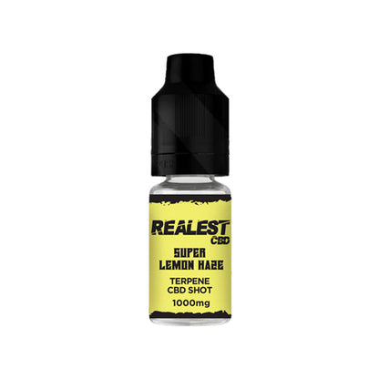 Realest CBD 1000mg Terpene Infused CBD Booster Shot 10ml (BUY 1 GET 1 FREE) - Flavour: Platinum GSC - SilverbackCBD