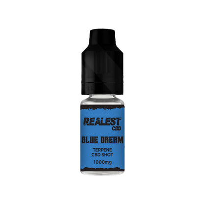 Realest CBD 1000mg Terpene Infused CBD Booster Shot 10ml (BUY 1 GET 1 FREE) - Flavour: Platinum GSC - SilverbackCBD