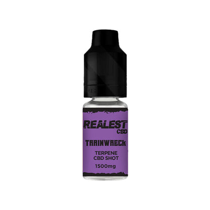 Realest CBD 1500mg Terpene Infused CBD Booster Shot 10ml (BUY 1 GET 1 FREE) - Flavour: Grapefruit Diesel - SilverbackCBD