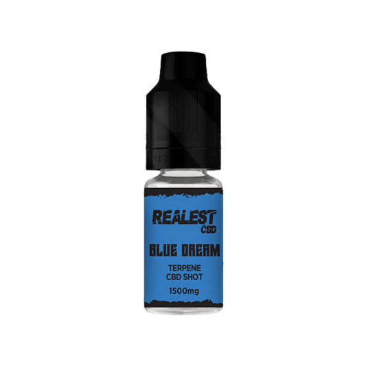 Realest CBD 1500mg Terpene Infused CBD Booster Shot 10ml (BUY 1 GET 1 FREE) - Flavour: Super Lemon Haze - SilverbackCBD