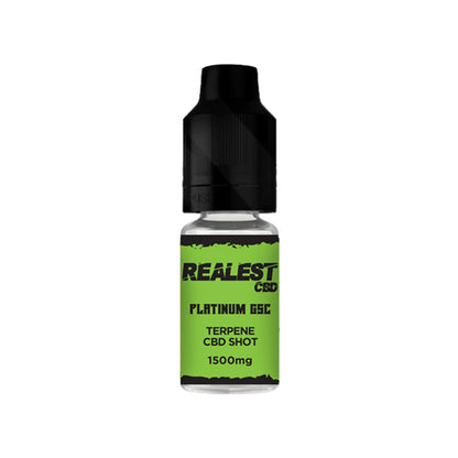 Realest CBD 1500mg Terpene Infused CBD Booster Shot 10ml (BUY 1 GET 1 FREE) - Flavour: Grapefruit Diesel - SilverbackCBD