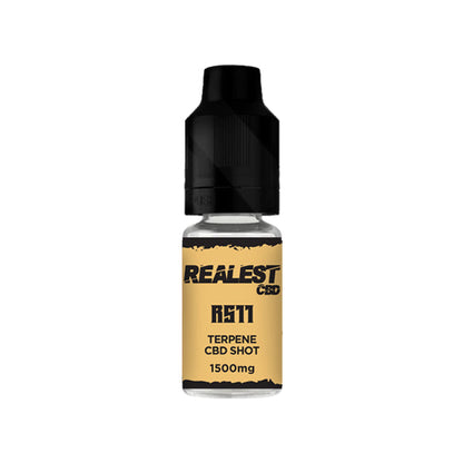 Realest CBD 1500mg Terpene Infused CBD Booster Shot 10ml (BUY 1 GET 1 FREE) - Flavour: Blue Dream - SilverbackCBD
