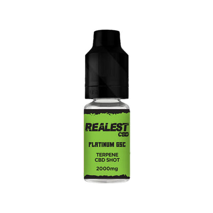 Realest CBD 2000mg Terpene Infused CBD Booster Shot 10ml (BUY 1 GET 1 FREE) - Flavour: Grapefruit Diesel - SilverbackCBD