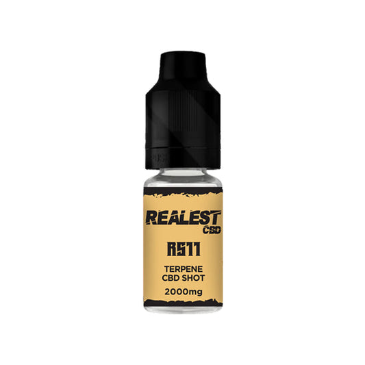 Realest CBD 2000mg Terpene Infused CBD Booster Shot 10ml (BUY 1 GET 1 FREE) - Flavour: RS11 - SilverbackCBD