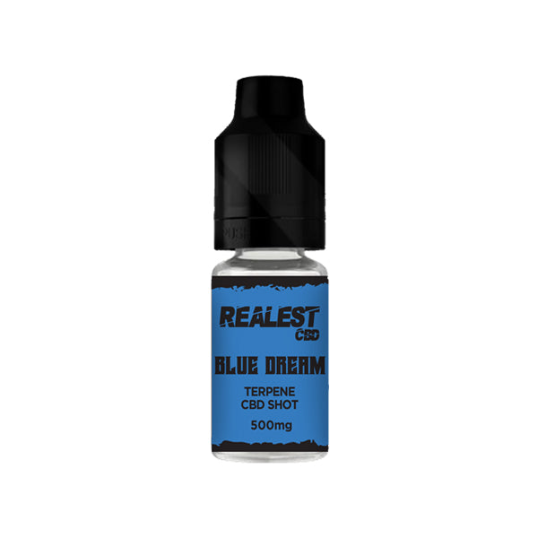 Realest CBD 500mg Terpene Infused CBD Booster Shot 10ml (BUY 1 GET 1 FREE) - Flavour: Blue Dream - SilverbackCBD