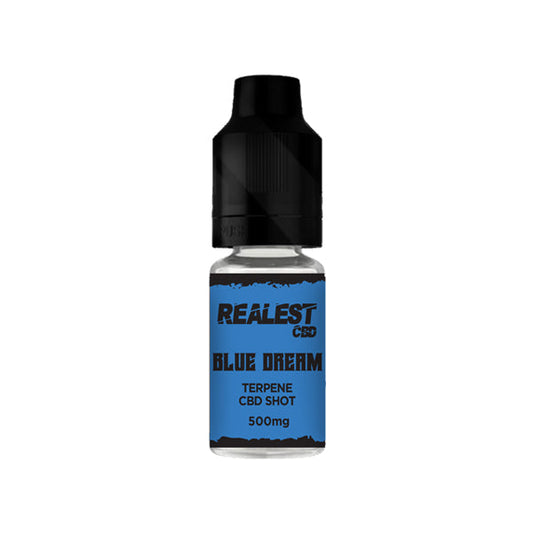 Realest CBD 500mg Terpene Infused CBD Booster Shot 10ml (BUY 1 GET 1 FREE) - Flavour: Super Lemon Haze - SilverbackCBD