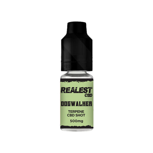Realest CBD 500mg Terpene Infused CBD Booster Shot 10ml (BUY 1 GET 1 FREE) - Flavour: Dogwalker - SilverbackCBD