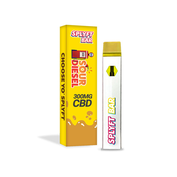 SPLYFT BAR 300mg Full Spectrum CBD Disposable Vape - 12 flavours - Amount: x1 & Flavour: Girl Scout Cookies