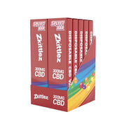 SPLYFT BAR 300mg Full Spectrum CBD Disposable Vape - 12 flavours - Amount: x10 (Display Box) & Flavour: Mango Kush