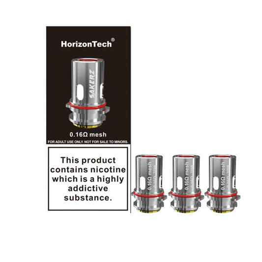 Horizon Tech Sakerz Mesh Coils 0.16ohm - SilverbackCBD