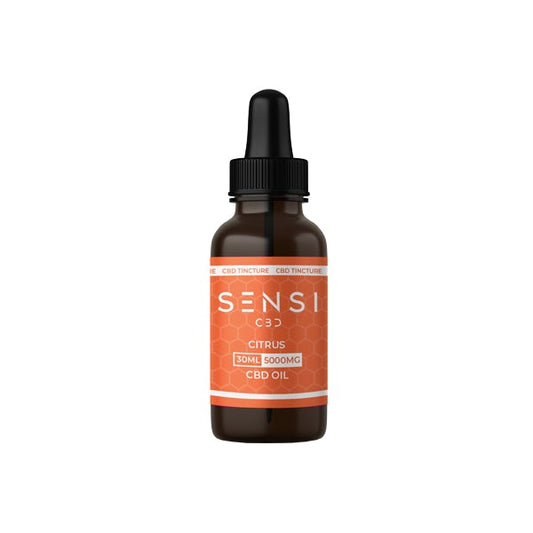 Sensi CBD 5000mg CBD Broad-Spectrum Tinture Oil 30ml (BUY 1 GET 1 FREE) - Flavour: Strawberry - SilverbackCBD