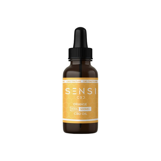 Sensi CBD 500mg CBD Broad-Spectrum Tinture Oil 30ml (BUY 1 GET 1 FREE) - Flavour: Strawberry - SilverbackCBD